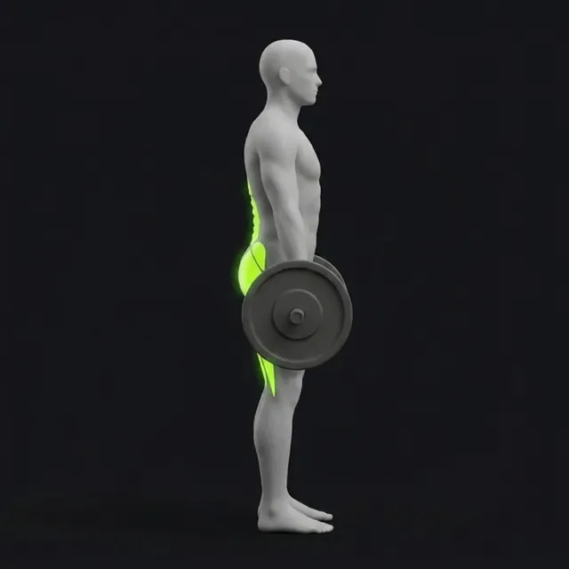 Deadlift, standing tall at lockout