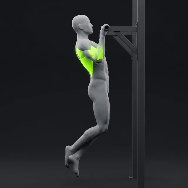Pull-up, chin over the bar